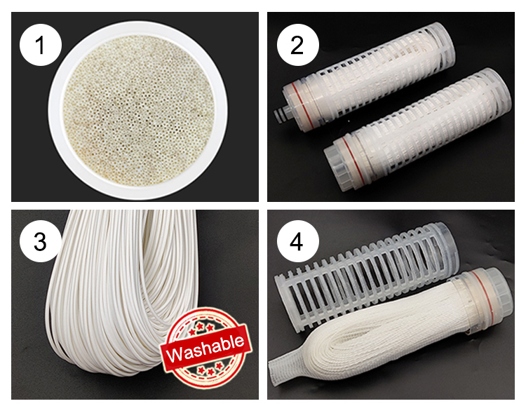 Ultrafiltration membrane filter element