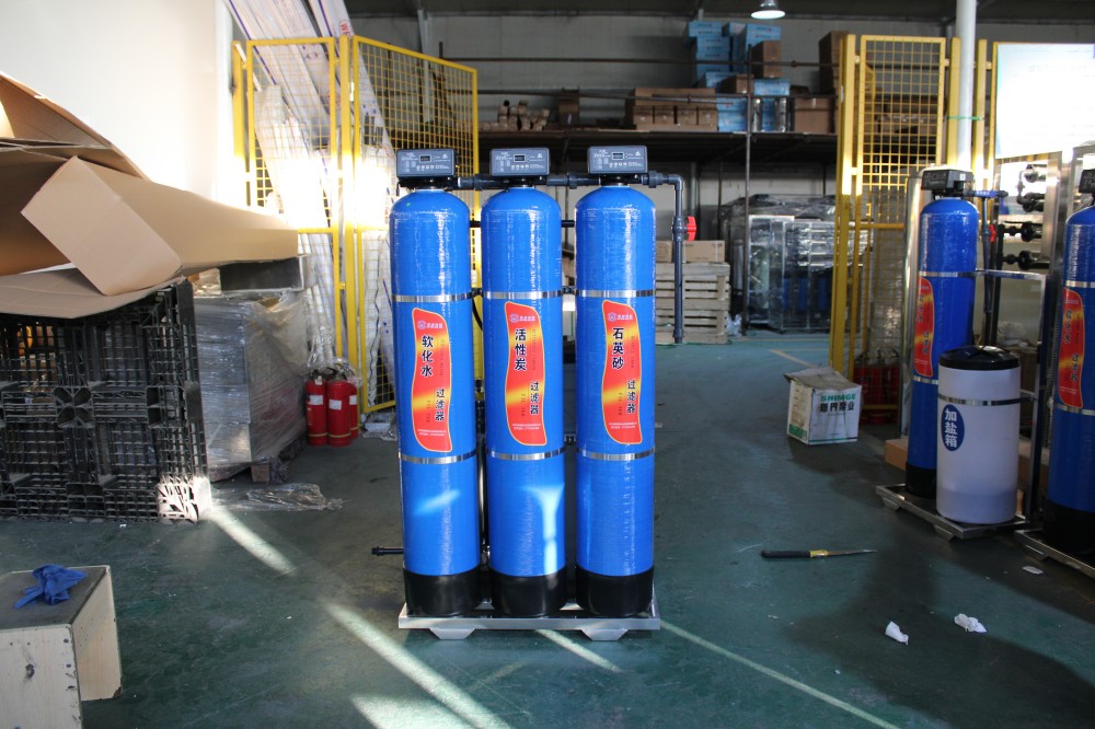 Softened water treatment equipment